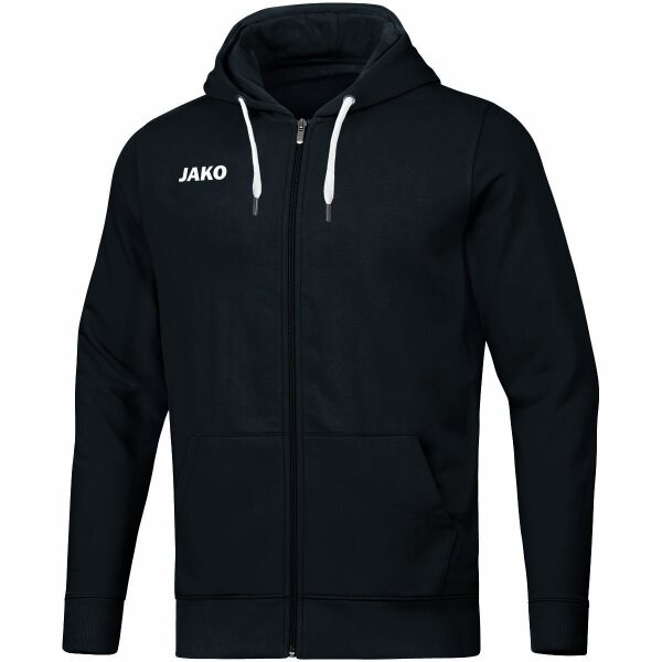 JAKO Kapuzenjacke Base schwarz