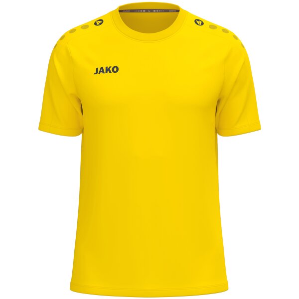 JAKO T-Shirt One Cotton gelb/schwarz