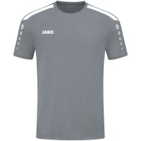 JAKO T-Shirt Power steingrau/weiß