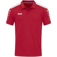 JAKO Polo Power rot/weiß