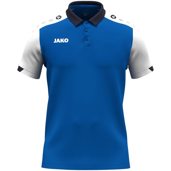 JAKO Polo Dynamic royalblau/weiß/marine