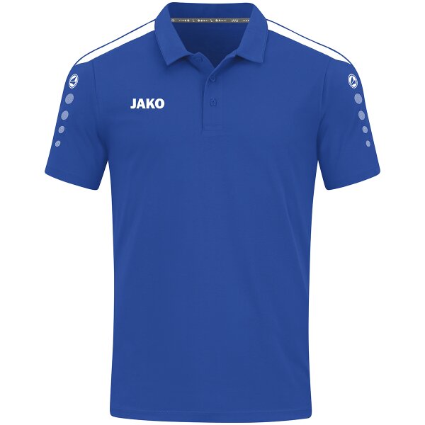 JAKO Polo Power royalblau/weiß