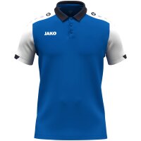 JAKO Polo Dynamic royalblau/weiß/marine