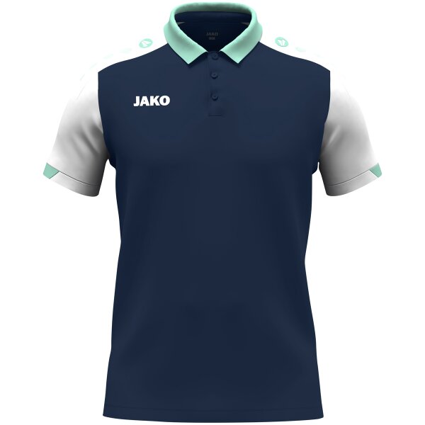 JAKO Polo Dynamic marine/weiß/minze
