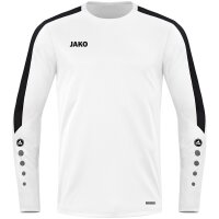 JAKO Sweat Power weiß/schwarz