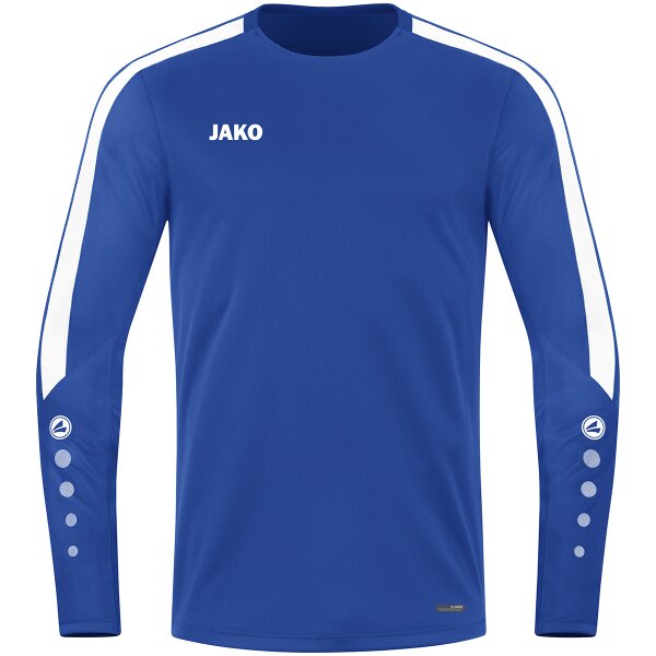 JAKO Sweat Power royalblau/weiß