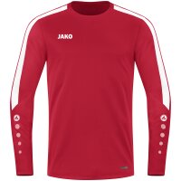 JAKO Sweat Power rot/weiß