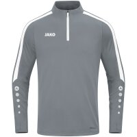 JAKO Ziptop Power steingrau/weiß