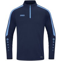 JAKO Ziptop Power marine/skyblue