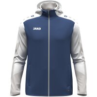 JAKO Kapuzenjacke Dynamic nachtblau/weiß/hellgrau