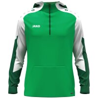 JAKO Zip Hoodie Dynamic grün/weiß/dunkelgrün