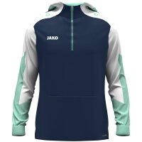 JAKO Zip Hoodie Dynamic marine/weiß/minze