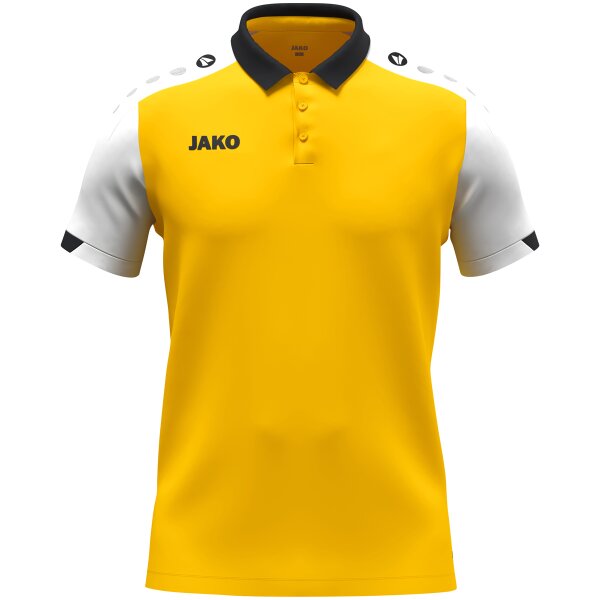 JAKO Polo Dynamic gelb/weiß/schwarz